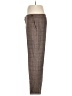 Faconnable Plaid Brown Wool Pants Size 16 - photo 5