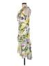 Vone Floral Yellow Cocktail Dress Size 6 - photo 5