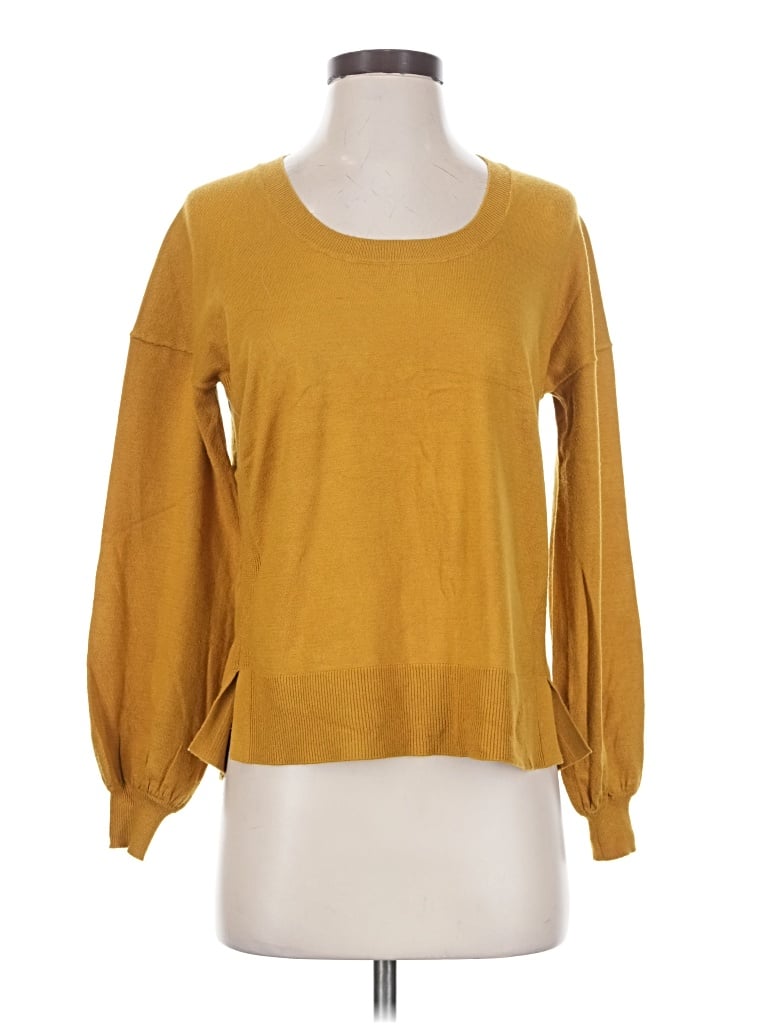 Pre-owned Keren Hart Pullover Sweater In Gold