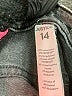 Justice Solid Green Jeans Size 14 - photo 3