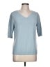 Ella Moss Blue Pullover Sweater Size L - photo 1