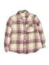 Gap Plaid Pink Long Sleeve Button-Down Shirt Size 4 - 5 - photo 1