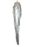 Inc Denim Metallic Silver Jeans Size 25 waist - photo 5