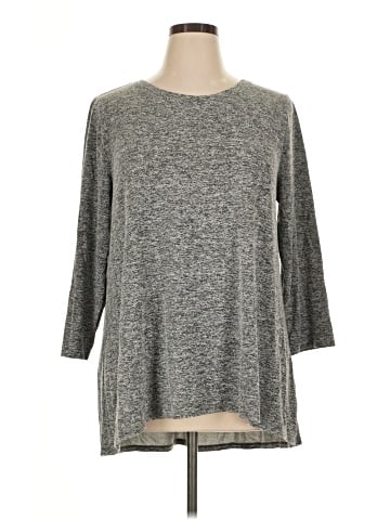 Joan Vass Pullover Sweater (view 1)
