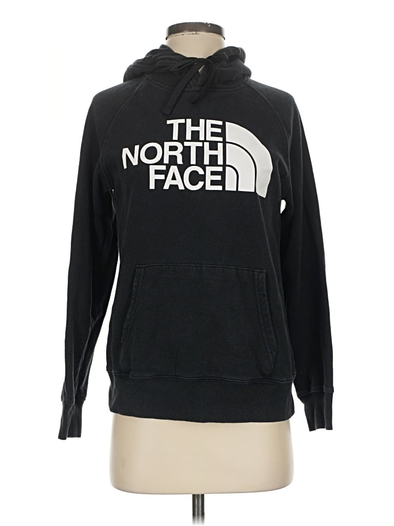 Pre-owned The North Face Pullover Hoodie In Black