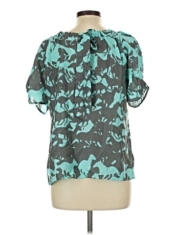 Sundance Short Sleeve Silk Top (view 2)