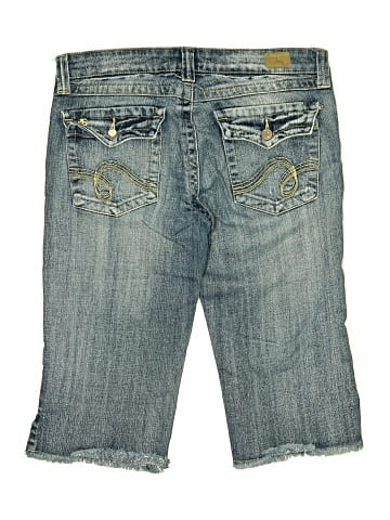 See Thru Soul Denim Shorts (view 2)