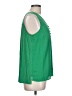 Worthington 100% Polyester Green Sleeveless Blouse Size L (petite) - photo 4