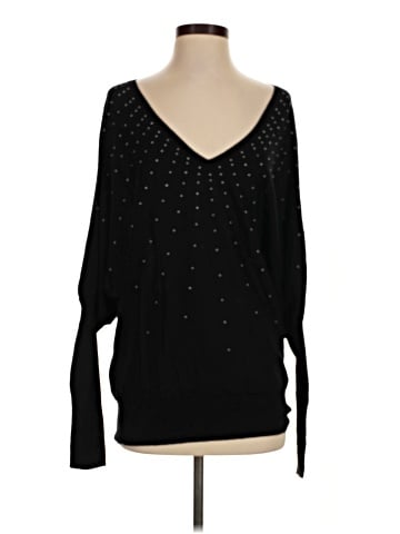 Velvet Pullover Sweater (view 1)