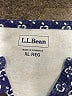 L.L.Bean 100% Cotton Blue 3/4 Sleeve Blouse Size XL - photo 7