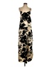 Old Navy 100% Polyester Graphic Gold Casual Dress Size S - photo 1