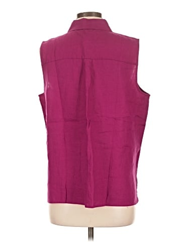 Eileen Fisher Sleeveless Button-Down Shirt (view 2)