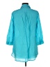 Westbound Teal 3/4 Sleeve Button-Down Shirt Size M - photo 2