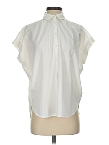 Madewell Central Shirt in Pure White (view 1)