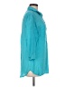 Westbound Teal 3/4 Sleeve Button-Down Shirt Size M - photo 4