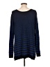Foxcroft Chevron-herringbone Blue Cardigan Size L - photo 2