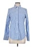 J.Crew Stripes Blue Long Sleeve Button-Down Shirt Size 6 - photo 1