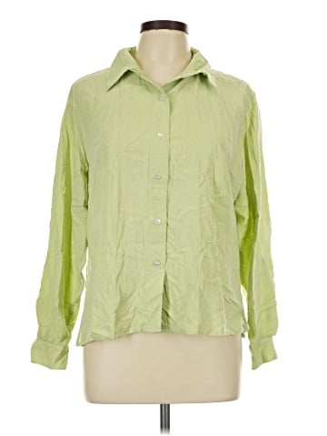 White Stag Long Sleeve Button-Down Shirt (view 1)