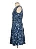 Title Nine Argyle Blue Cocktail Dress Size S - photo 5