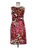 Cato Animal Print Red Cocktail Dress Size 6 - photo 1