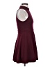 Forever 21 Solid Burgundy Cocktail Dress Size S - photo 4