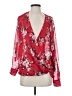 Kut from the Kloth 100% Polyester Red 3/4 Sleeve Blouse Size S - photo 1