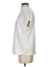 Weekday 100% Cotton Solid White Short Sleeve Turtleneck Size S - photo 5