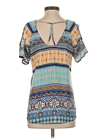 Lily White Short Sleeve Blouse (view 2)