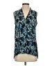 Not Your Daughter's Jeans Blue Sleeveless Blouse Size XS - photo 1