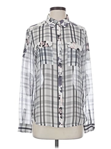 Paige Long Sleeve Silk Top (view 1)