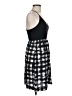 Theory 100% Silk Checkered-gingham Black Cocktail Dress One size - photo 4