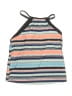 South Point Stripes Blue Swimsuit Top Size 10 - photo 1