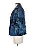 Susan Graver 100% Polyester Print Blue Blazer Size S - photo 5