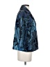 Susan Graver 100% Polyester Print Blue Blazer Size S - photo 4