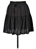 Zenana Solid Black Casual Skirt Size XL - photo 1