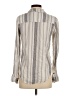 Mudd Chevron-herringbone Gray Long Sleeve Blouse Size S - photo 2