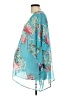 Motherhood 100% Polyester Teal Kimono Size Lg Maternity - photo 5