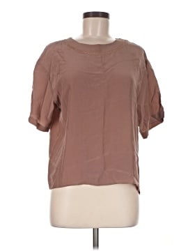 Casual Corner Short Sleeve Silk Top