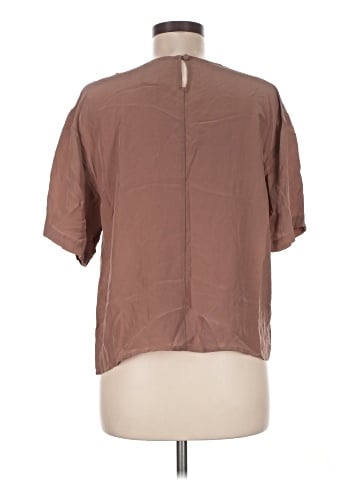 Casual Corner Short Sleeve Silk Top (view 2)