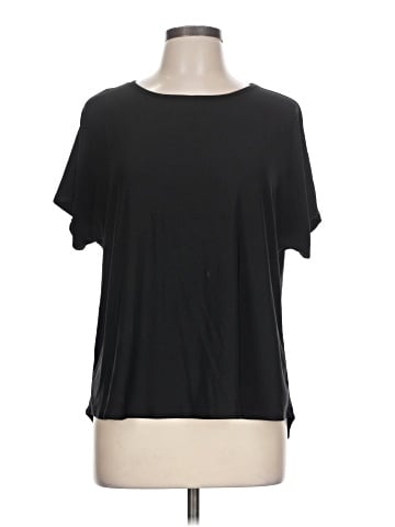 Wrapper Short Sleeve Top (view 1)