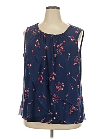 Roz & Ali Sleeveless Blouse (view 1)