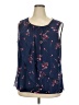 Roz & Ali Blue Sleeveless Blouse Size 3X - photo 1