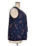 Roz & Ali Blue Sleeveless Blouse Size 3X - photo 4