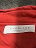 Everlane Color Block Red Short Sleeve Blouse Size 2 - photo 7