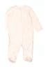 Bebe Solid Ivory Long Sleeve Onesie Size 0-3 mo - photo 1