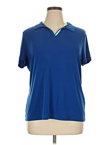 Weekends by Chico's Short Sleeve Blouse (view 1)