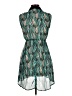 No Boundaries 100% Polyester Paisley Teal Cocktail Dress Size L - photo 2
