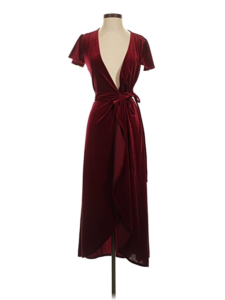 Pre-owned Bhldn Cocktail Dress In Red