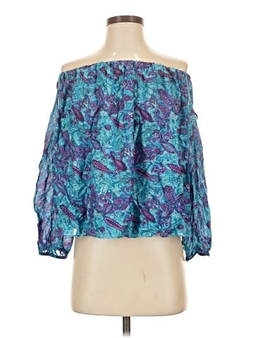 T-Bags Los Angeles 3/4 Sleeve Silk Top (view 1)