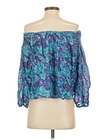 T-Bags Los Angeles 3/4 Sleeve Silk Top (view 2)